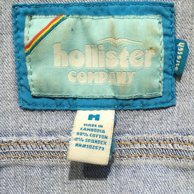 Hollister Vintage Light Wash Jean Jacket Size M - Y2K, Casual, Streetwear