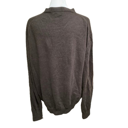 Martin Men's Brown Merino Wool Sweater 2XL  Grandpa Core Office Preppy