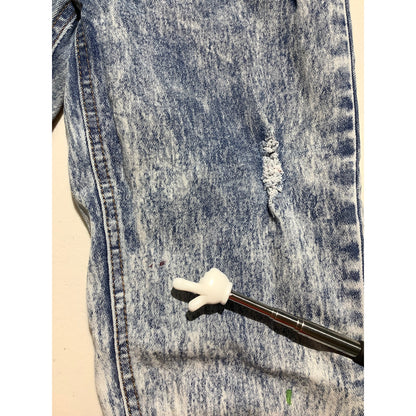 Liberty Valor Kids’ Jeans Size L 14/16 — Blue, Acid-Wash, Distressed