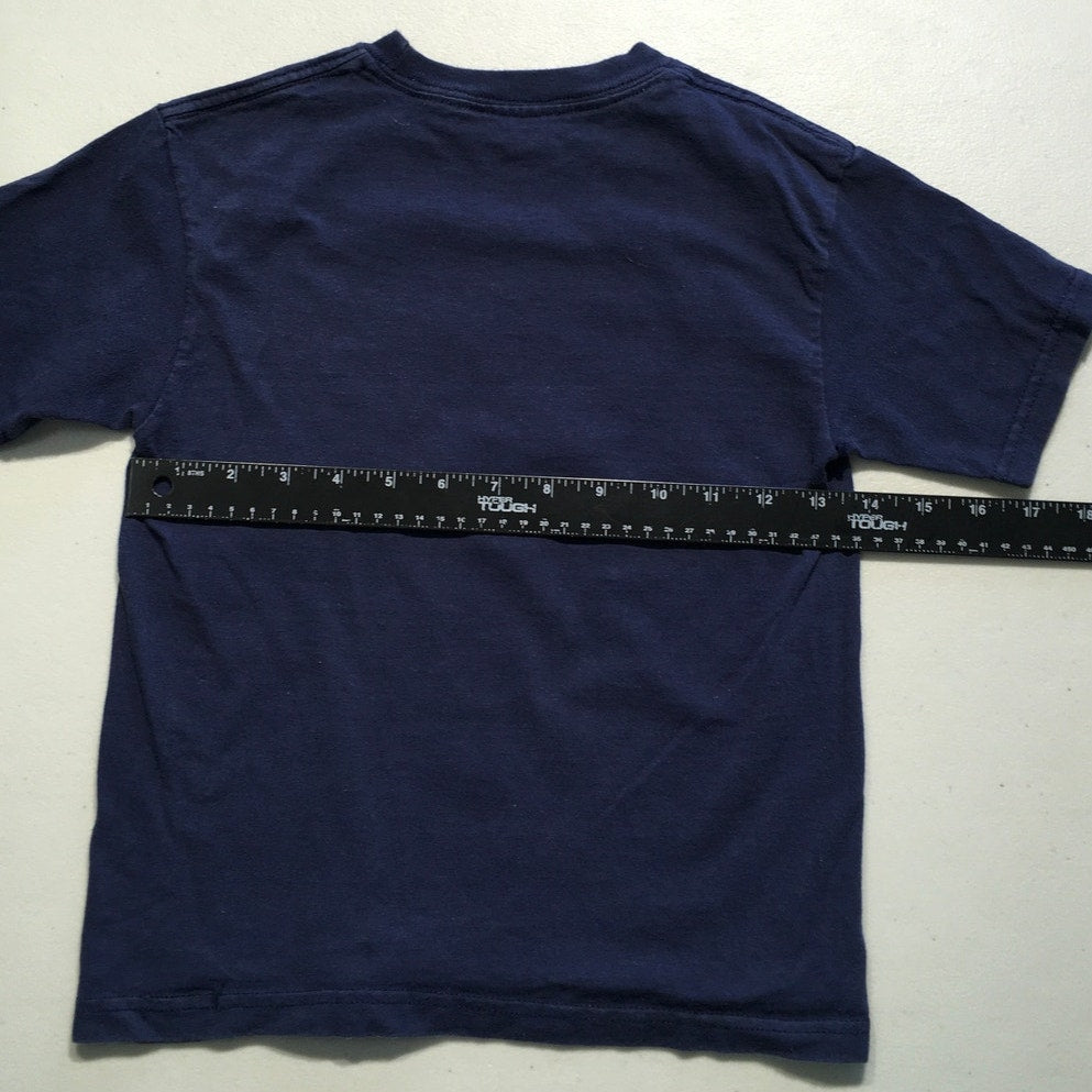 Superman Navy T-Shirt Size M (8) - Graphic, Casual, Playful