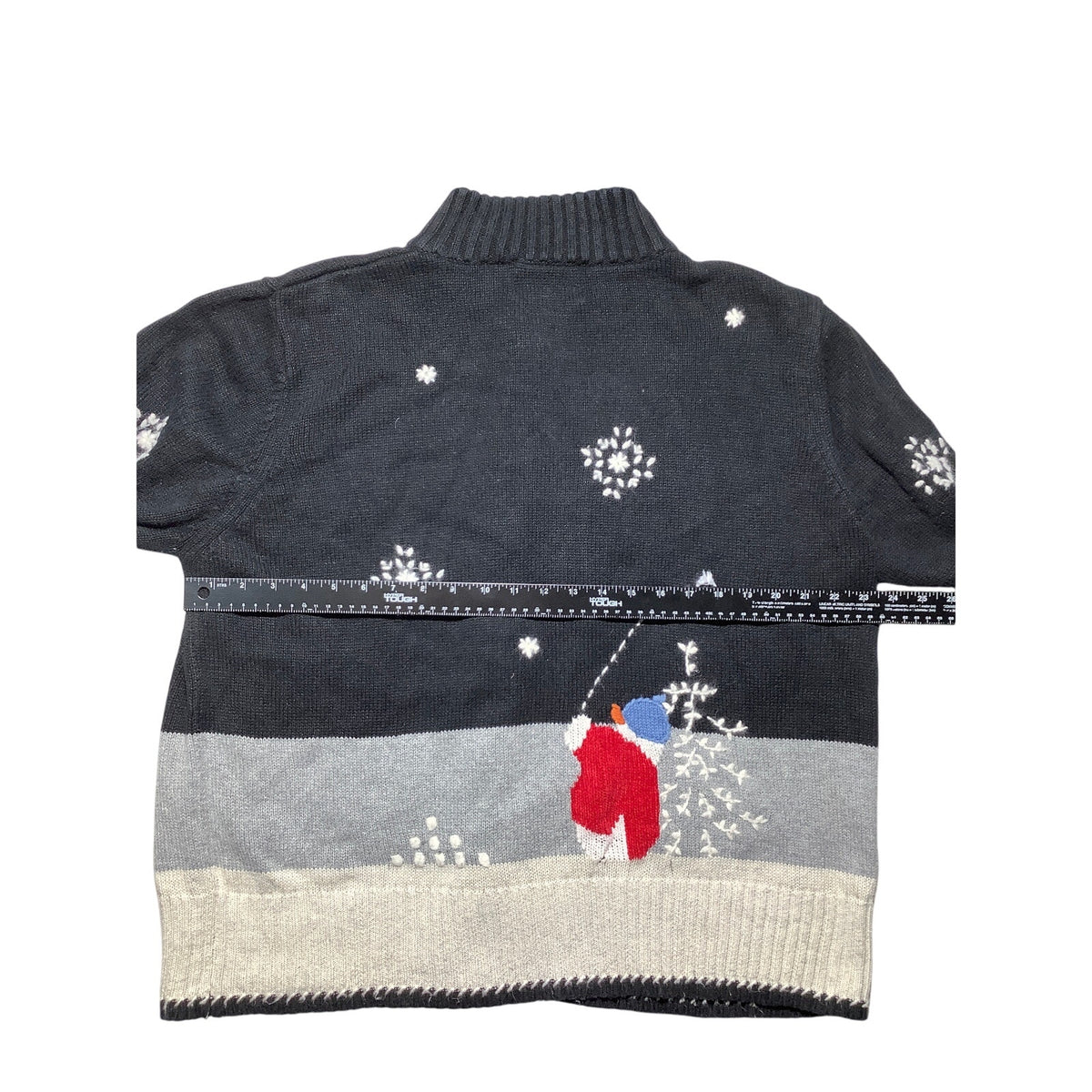 Holiday Snowmen Cardigan Sweater