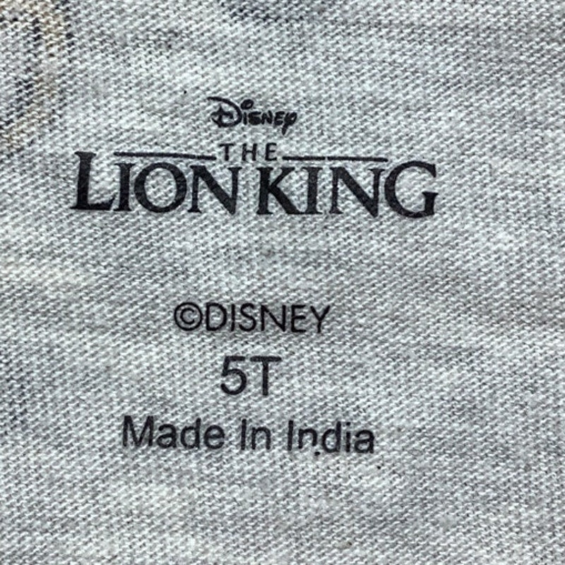 Disney The Lion King Simba Polo Size 5T — Graphic Print, Future King, Casual