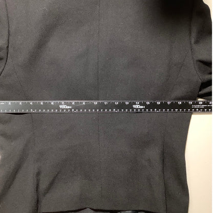 Stanley Blacker Wool Blazer Black Women’s 14 — Formal, Double Breasted, Classic