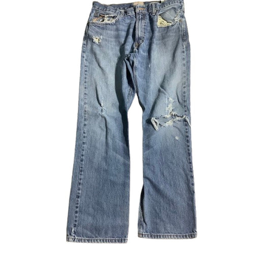 Ariat Loop Lock Jeans Men’s Size 34W 32L – Distressed, Rugged, Western Style