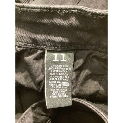 Almost Famous High Rise Flare Jeans Black Women’s 11 — Distressed, Retro, Trendy