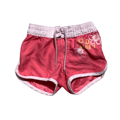 Old Navy Swim Shorts Toddler Size 18-24 Months Pink — Drawstring, Beach, Floral