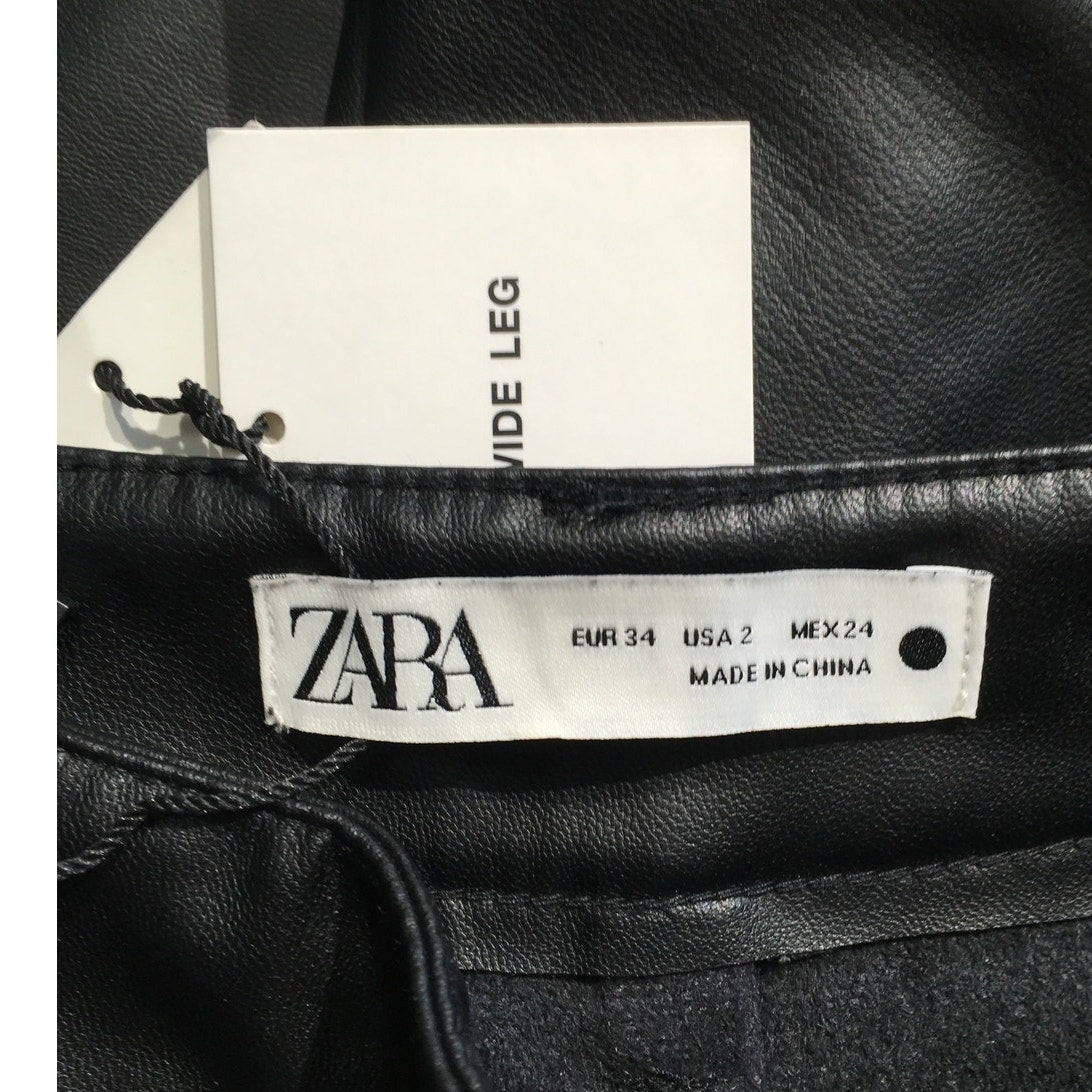 MaryJays Black Faux Leather Pants Size M - Baddie, Y2K, Streetwear