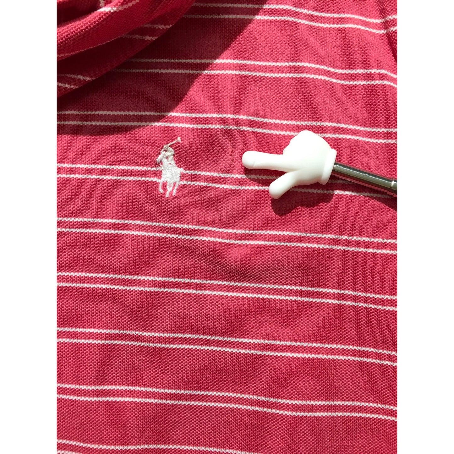 Polo Golf Pink Striped Polo Shirt Size XL - Preppy, Sporty, Classic