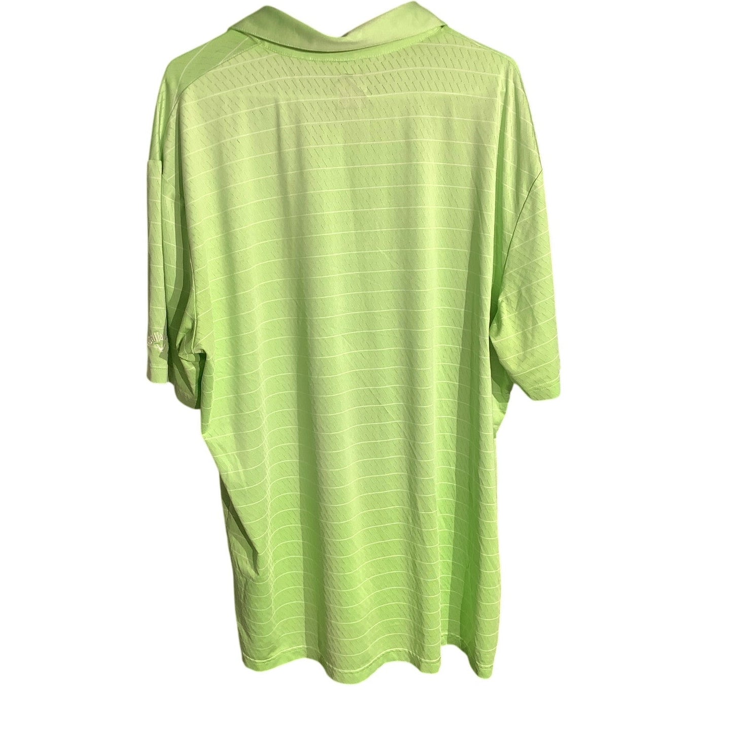 Callaway Golf Polo Lime Green Men’s XL Performance — Golf, Athletic, Sporty