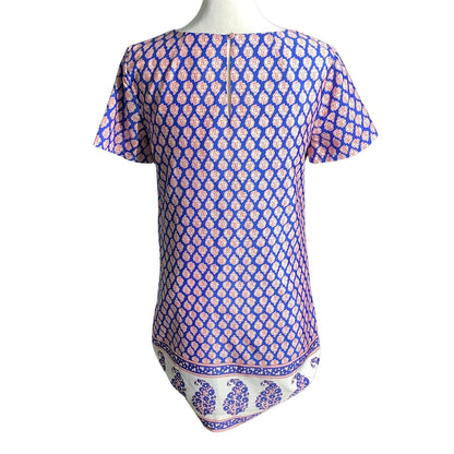 J.Crew Paisley Shift Dress Women’s Size 0 — Medallion Print, Casual, Classic Fit
