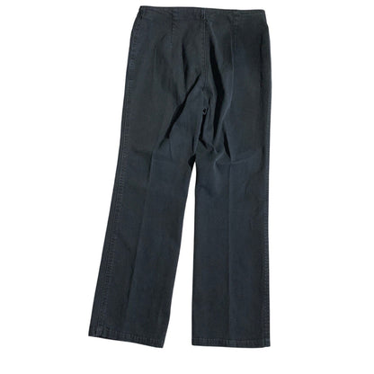AMI Black Pants Women’s Size 6 – Straight Leg, Pleated, Classic Fit
