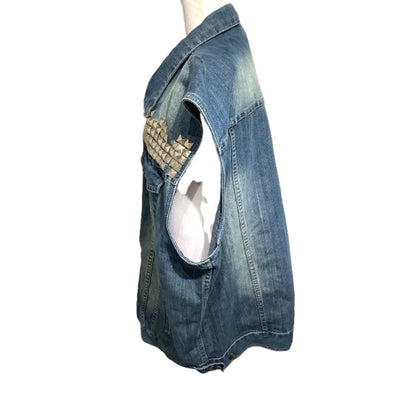 SOUTHPOLE Denim Vest 5X Big & Tall - Streetwear, Grunge, Edgy