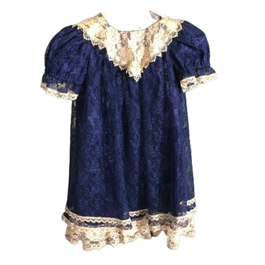 Jessica McClintock Child Size 5 Dress - Vintage, Coquette, Cottagecore