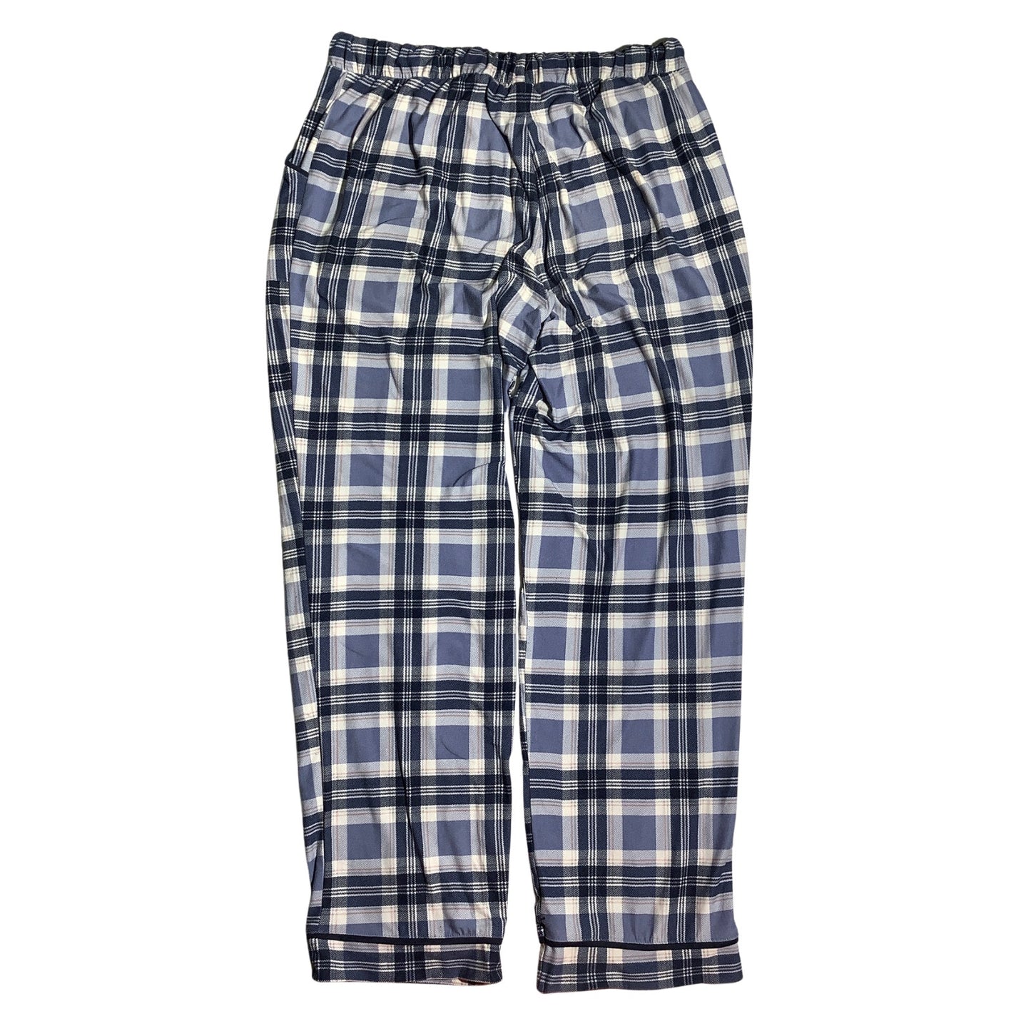Lucky Brand Blue Plaid Sleepwear Pants Women M — Lounge, Cozy, Casual
