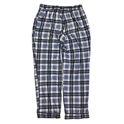 Lucky Brand Blue Plaid Sleepwear Pants Women M — Lounge, Cozy, Casual