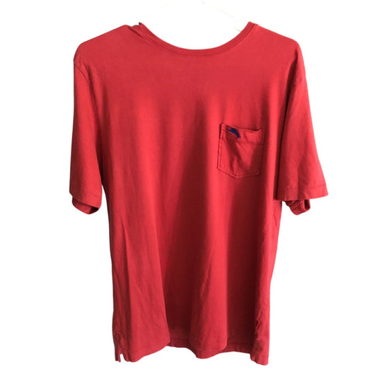 Tommy Bahama Red Pocket T-Shirt Size S - Casual, Classic, Relaxed
