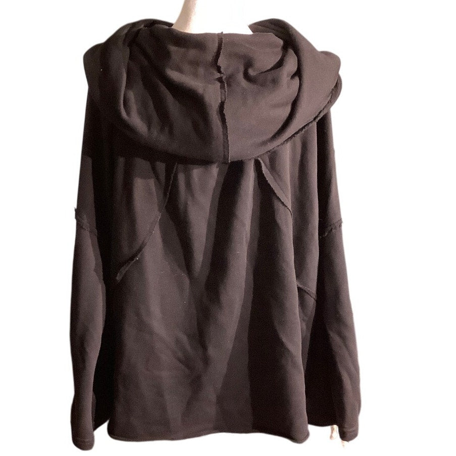 POL Black Cowl Neck Pullover Top Women’s Size S — Boho, Casual, Statement