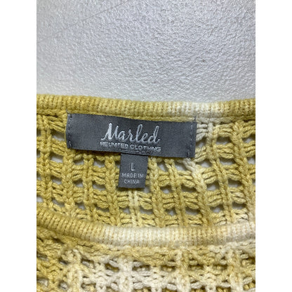 Marled Knit Blouse Women’s Size Large – Lightweight, Casual, Textured