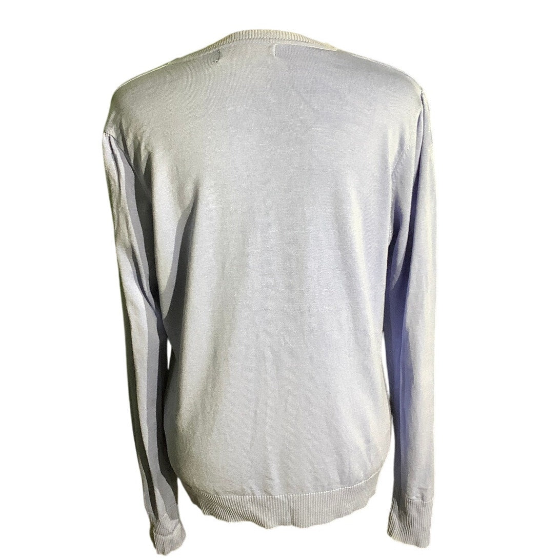 August Silk Cardigan Size (See Measurements) – Light Blue, Classic, Lightweight