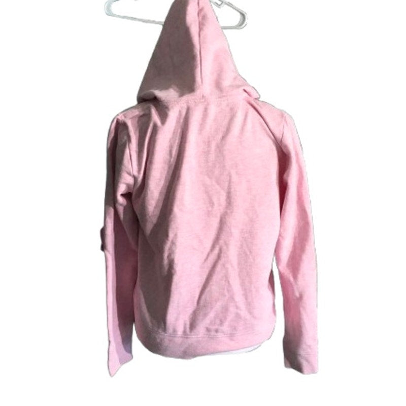 Crewcuts Pink Zip Hoodie Child XL (12-14) – Preppy, Minimalist, Comfy