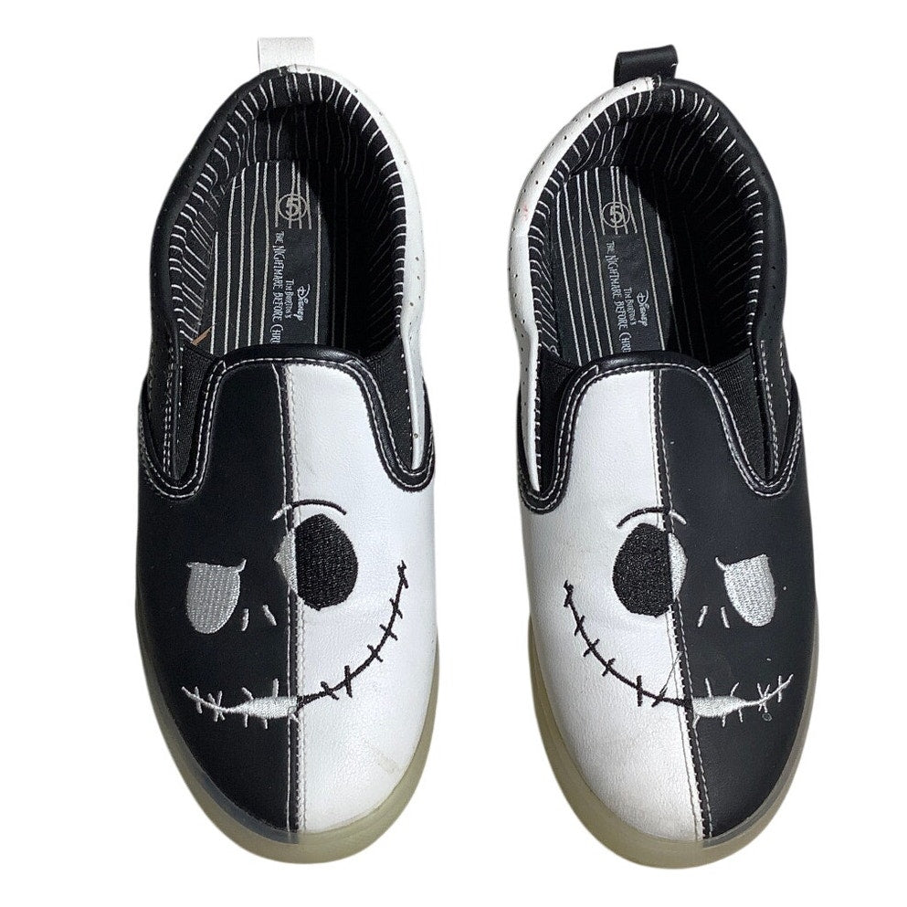 Disney Jack Skellington Slip-On Shoes Kids’ 5 — Halloween, Goth, Novelty
