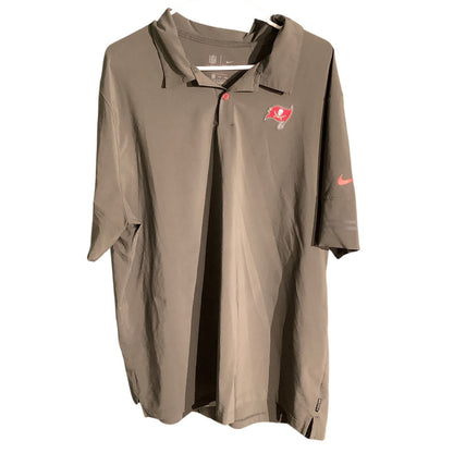 Nike Buccaneers Polo Men’s XXL Gray NFL Dri-FIT — Sport, Golf, Athleisure