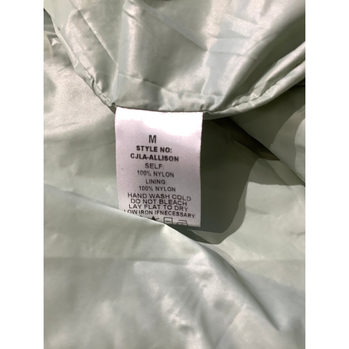 Carly Jean Light Green Button-Up Shirt Jacket M – Minimalist, Preppy, Streetwear