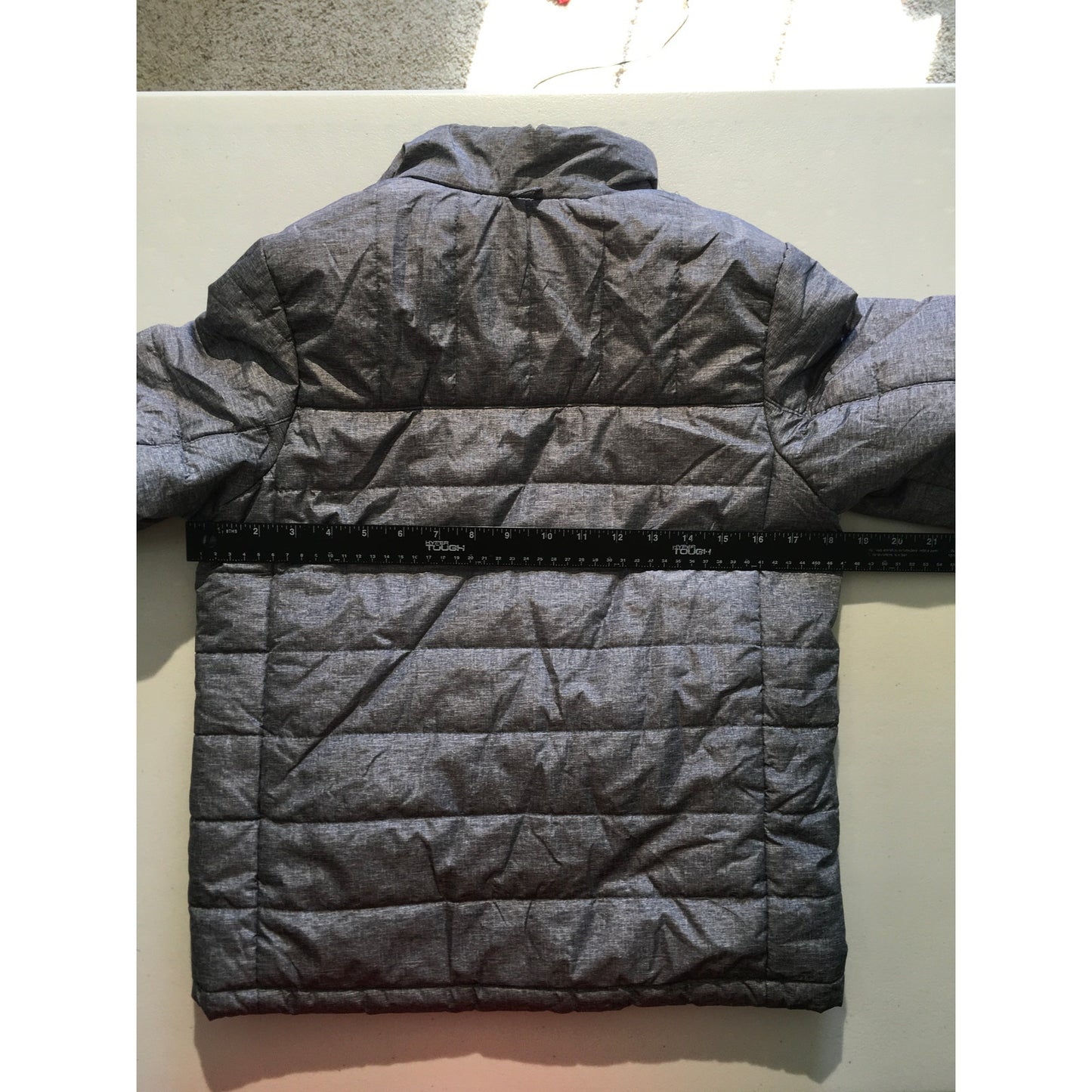 Gerry Kids' Gray Puffer Jacket Size 10/12 - Warm, Outdoor, Winter