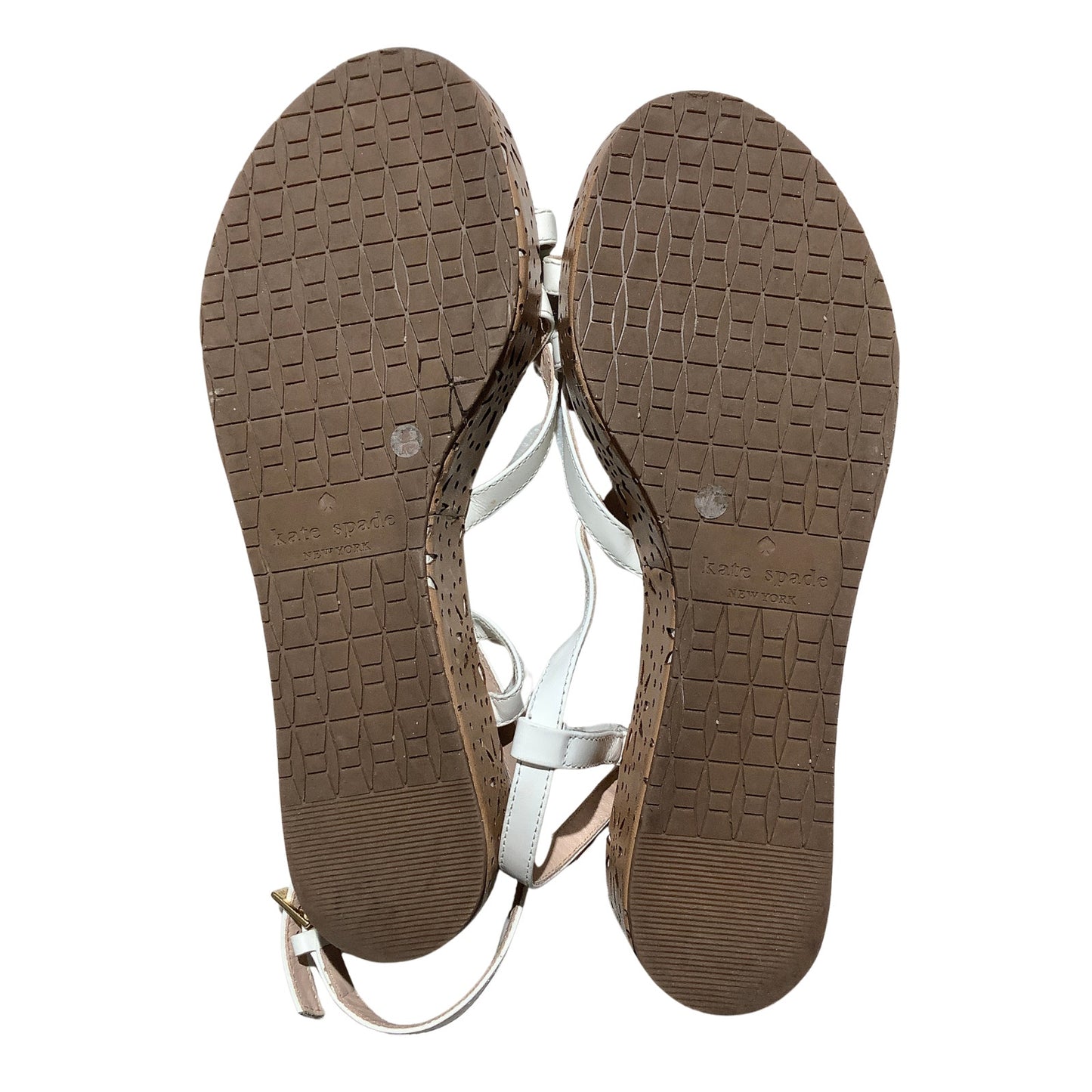 Kate Spade Leather Strappy Wedge Sandals Women’s 6.5M — Designer, Chic, Summer