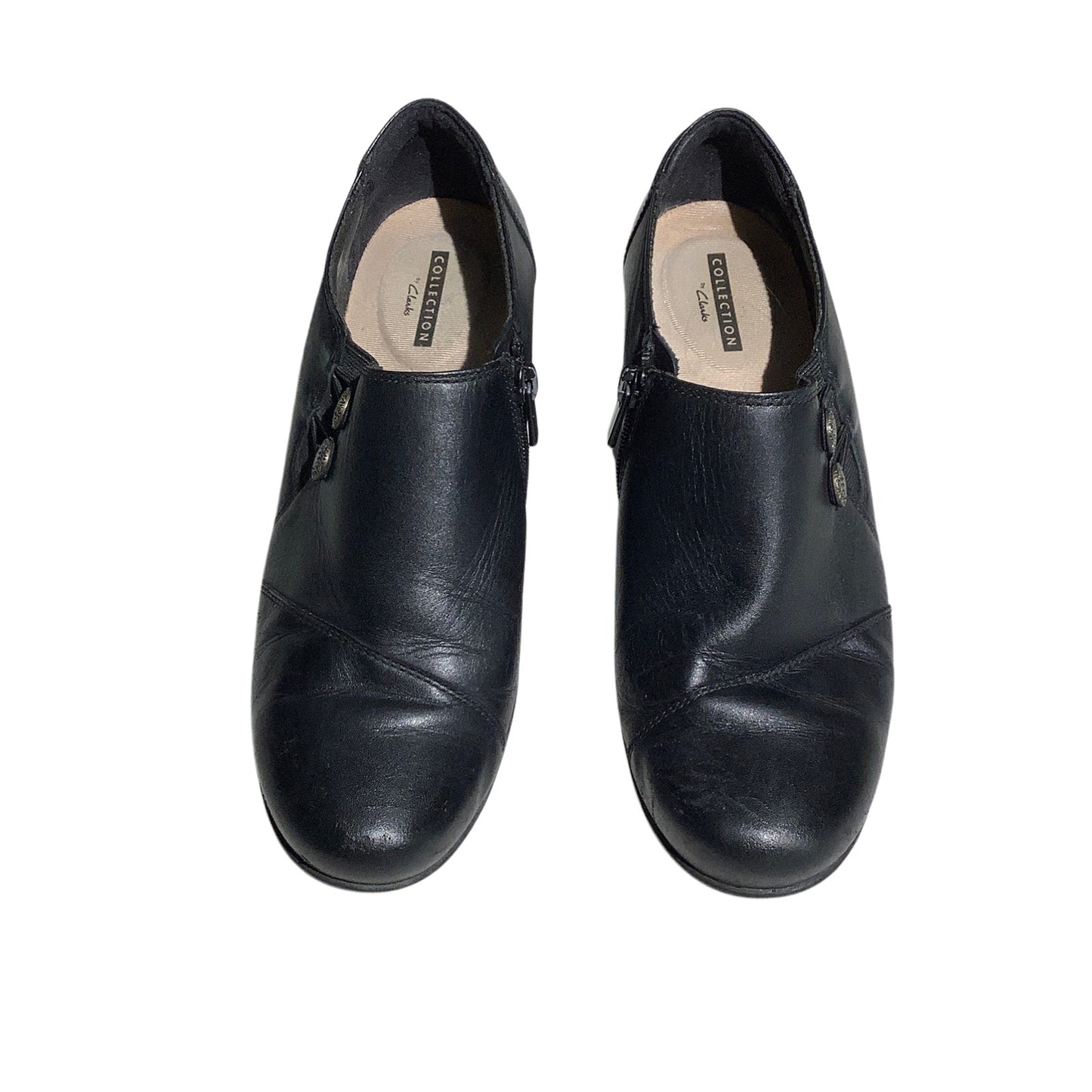 Clarks Emslie Warren Leather Booties Women’s 8.5M — Comfort, Casual, Classic