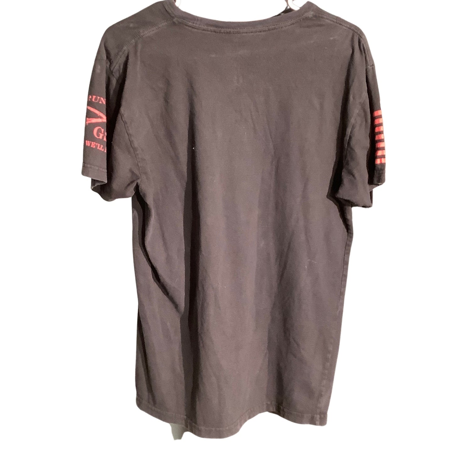Grunt Style R.E.D. T-Shirt Men's Size LG Black/Red — Patriotic, Military, Casual
