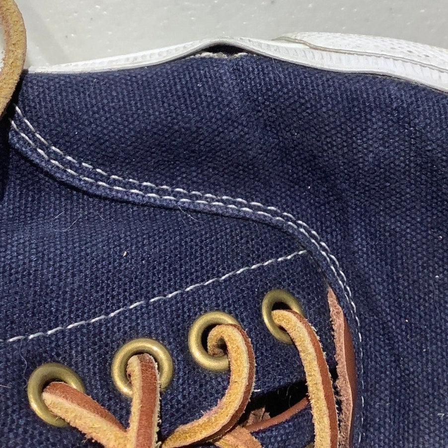 Polo Ralph Lauren Blue Canvas Sneakers Men’s 8D — Casual, Preppy, Everyday