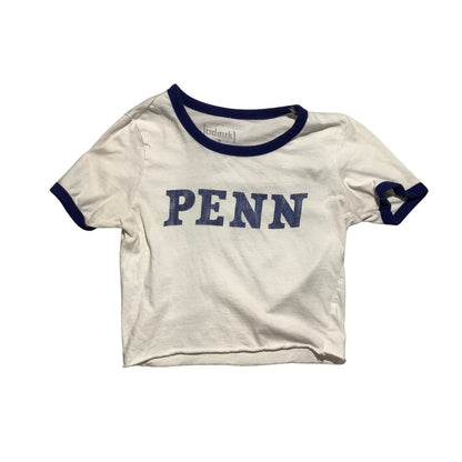 Trdmrk PENN Baby Tee Kids White Size S — College, Y2K, Casual