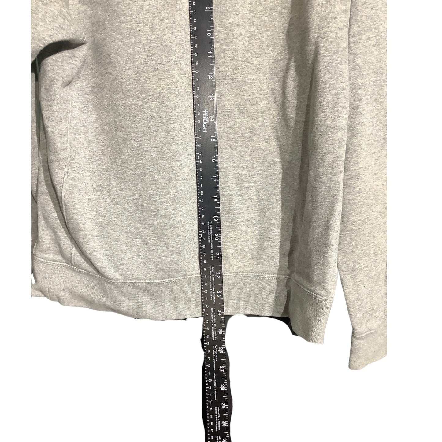 Nike Light Gray Pullover Hoodie Youth Size S — Athletic, Casual, Streetwear