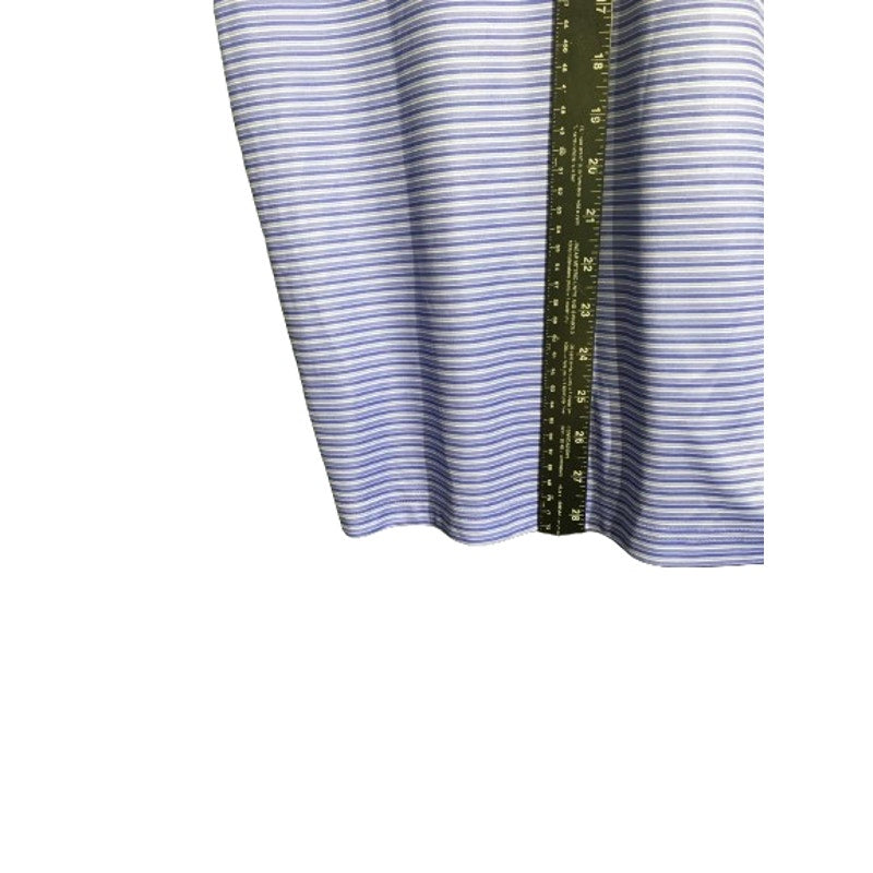 Greg Norman Men's Size M Striped Golf Polo - Performance, Athletic, Golf