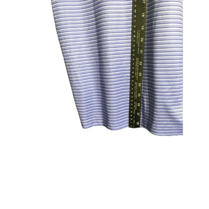 Greg Norman Men's Size M Striped Golf Polo - Performance, Athletic, Golf