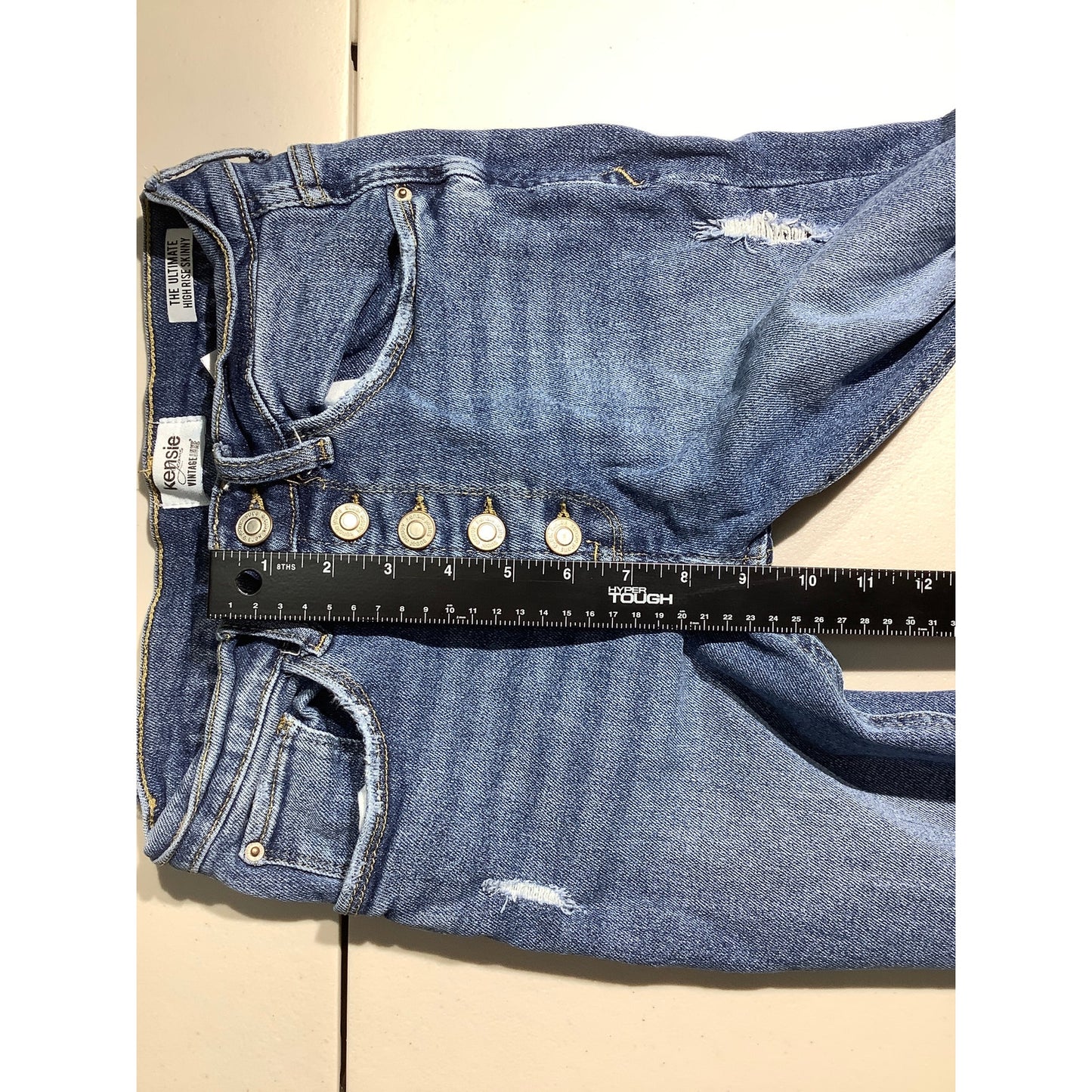 Kensie Jeans High Rise Skinny Jeans Women’s 2/26 — Distressed, Casual, Luxe