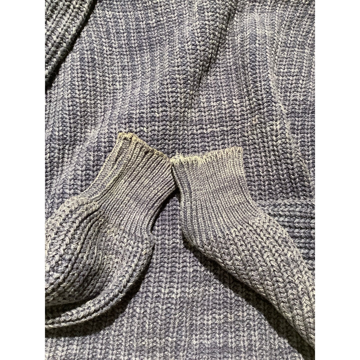 L.L. Bean Vintage Blue Cotton Sweater Men XL Tall — 90s, Outdoor, Classic