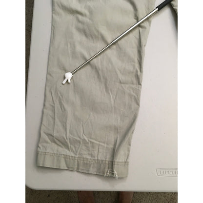 Gramicci Men's Cotton Khaki Pants XXL 34 Length Vintage Minimalist, Relaxed
