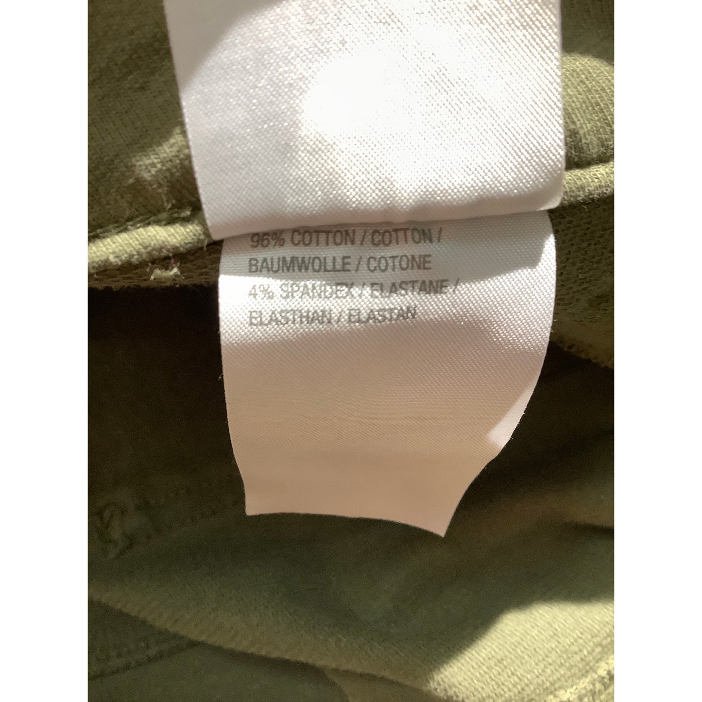 Quacker Factory Olive Green Wide Leg Pants Women 3X — Stretch, Casual, Comfort