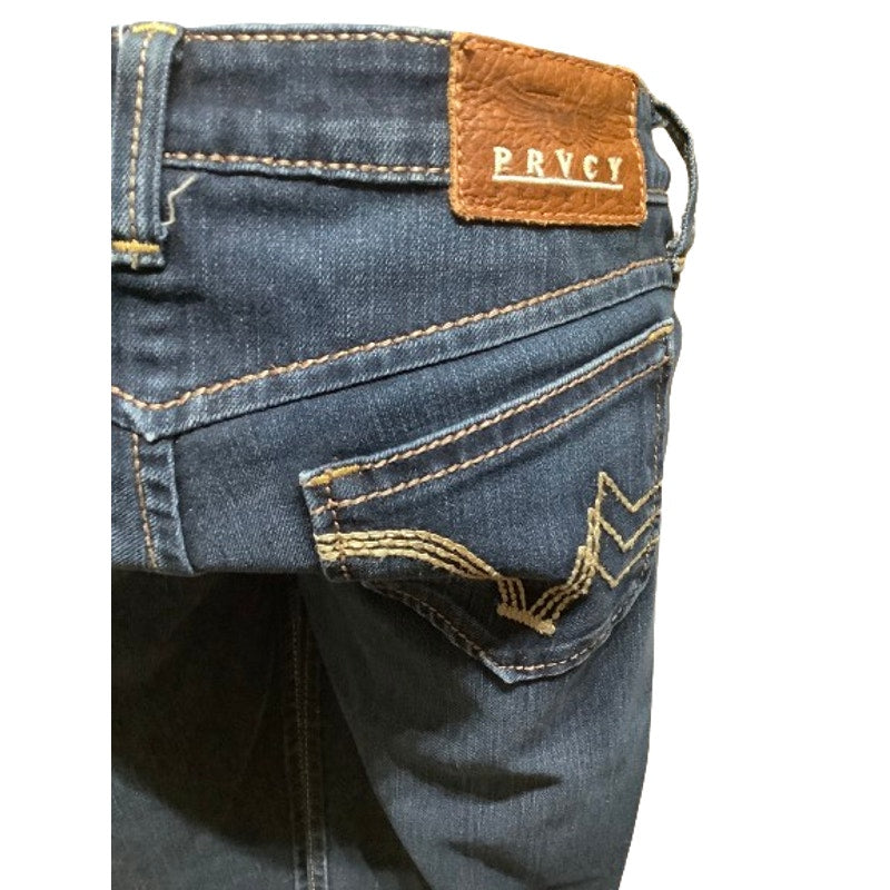 PRVCY Denim Jeans - Dark Wash - Sz 27 - Straight Leg, Retro, Streetwear