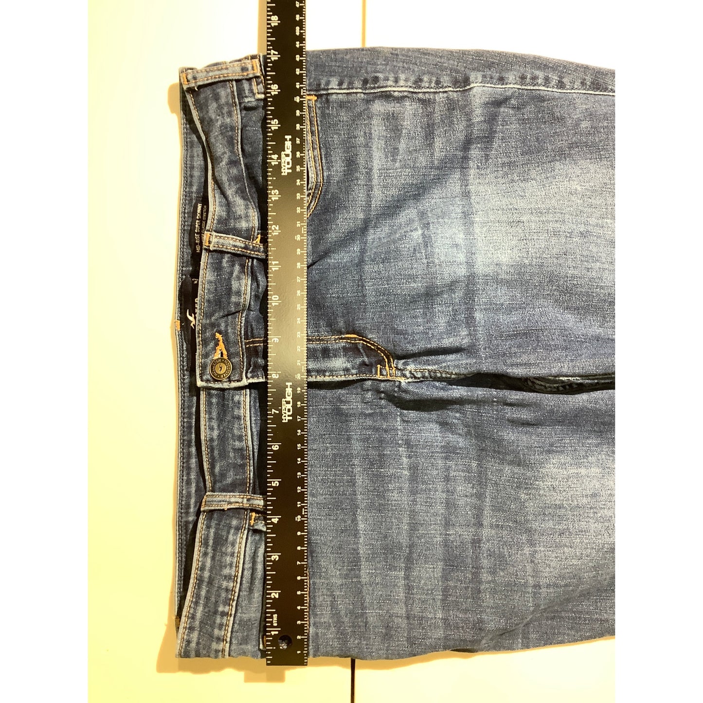 Hollister Super Skinny Jeans Women 15L 32x32 — Mid Rise, Stretch, Classic