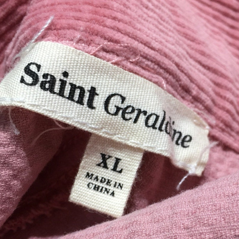 Wide Legged Light Pink Corduroy Pants XL - Coquette, Vintage, Feminine