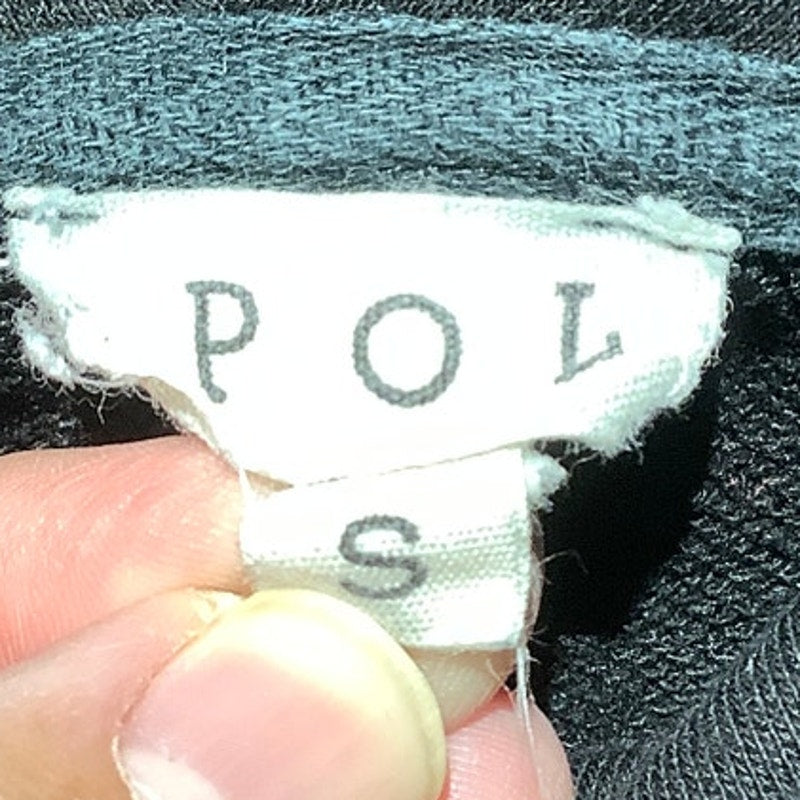 POL Black Cowl Neck Pullover Top Women’s Size S — Boho, Casual, Statement