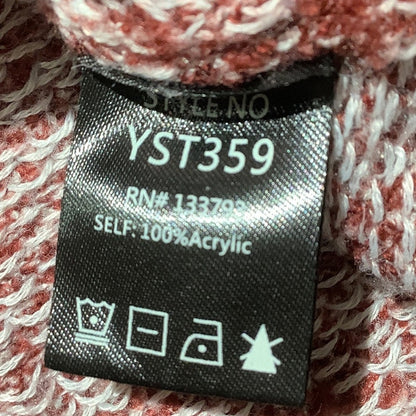 POL V-Neck Knit Sweater Women’s S/M — Angora Soft, Ruffle Trim, Oversized