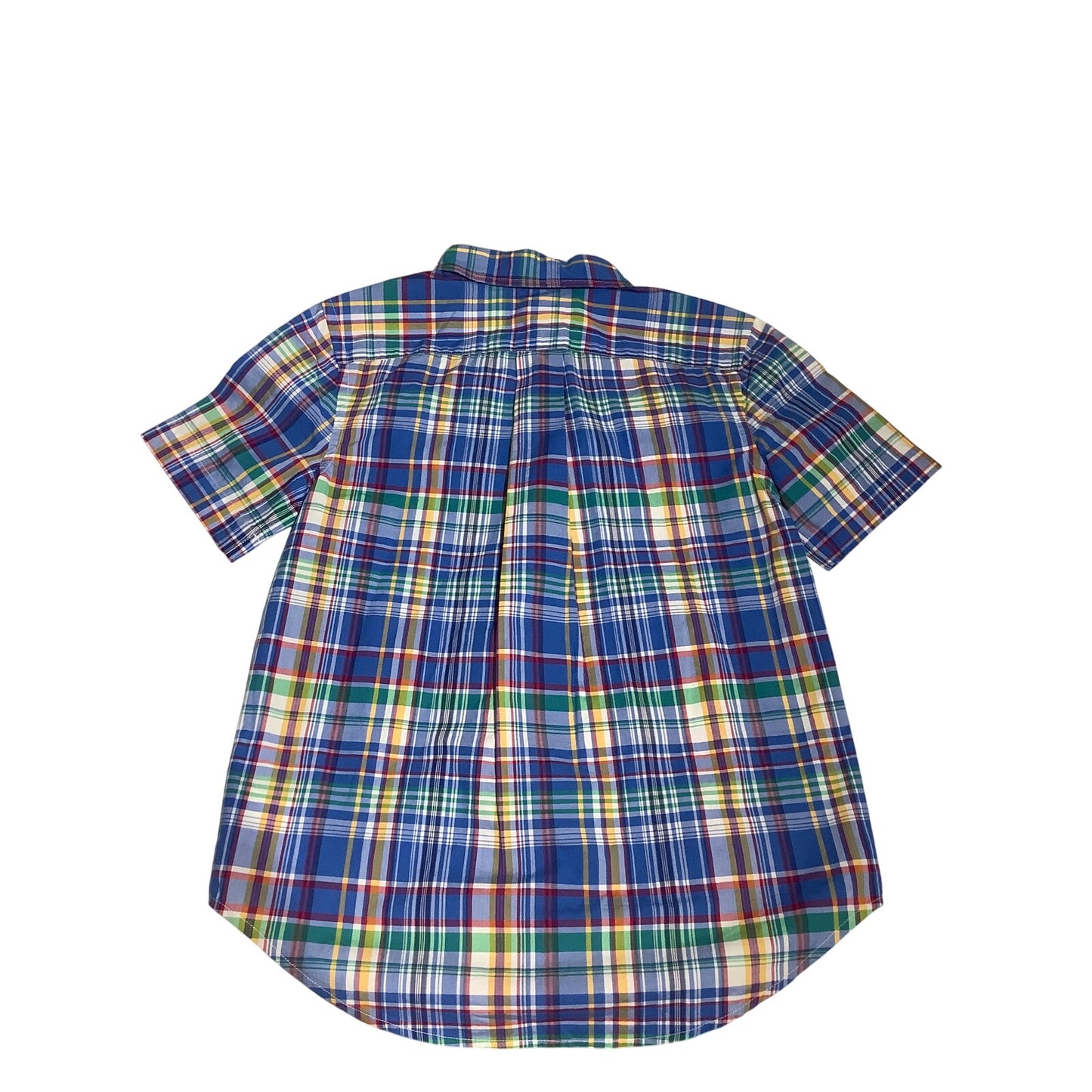 Ralph Lauren Boys' Small (8) Short Sleeve Dress Shirt – Casual, Button-Up, Plaid