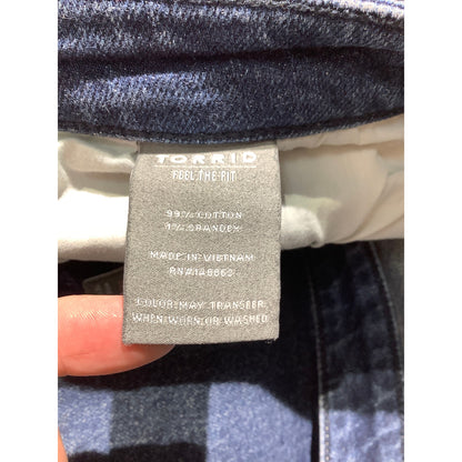 Torrid Button Fly Skinny Jeans Women’s Size 18 - Casual, Distressed, Stretch