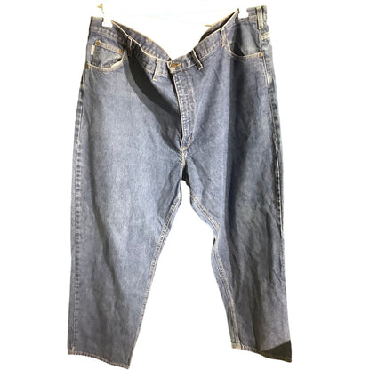 Carhartt Men's Blue Denim Jeans Size 52W 32L – Relaxed, Durable, Classic
