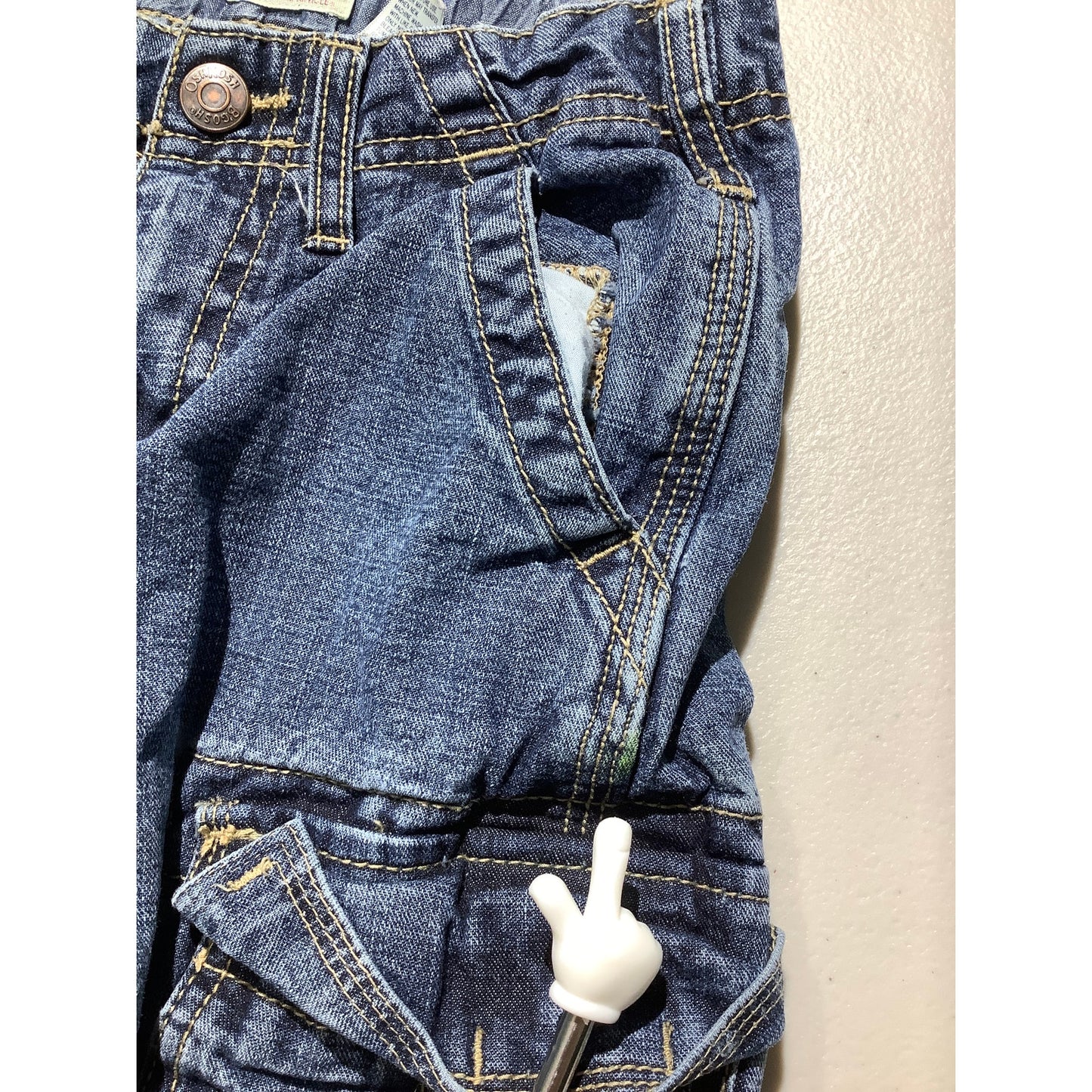 OshKosh B’gosh Denim Cargo Jeans Kids Size 8 – Utility, Casual, Durable