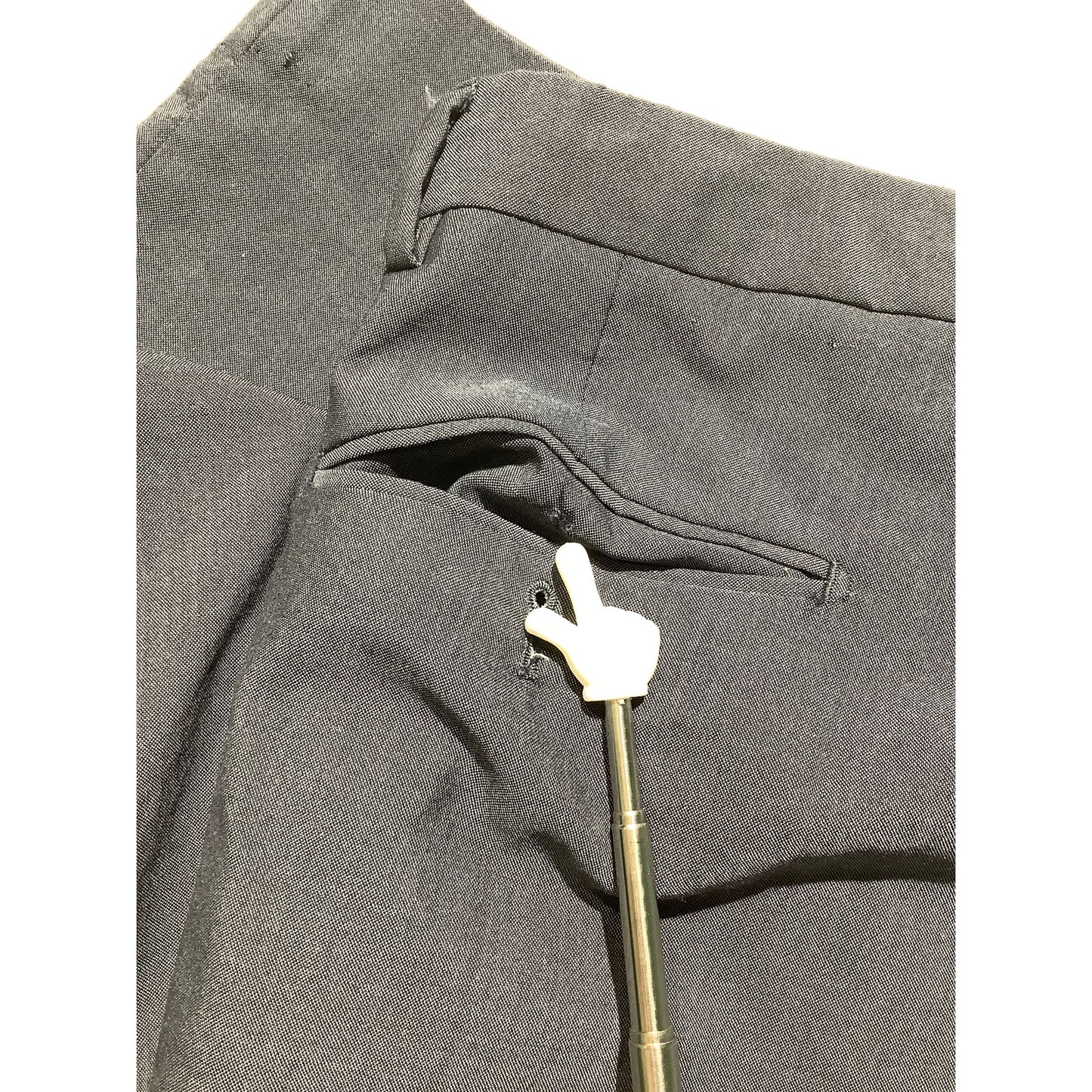 Saks Fifth Ave Wool Dress Slacks Men’s 42W — Classic Fit, Extra Soft, Tailored